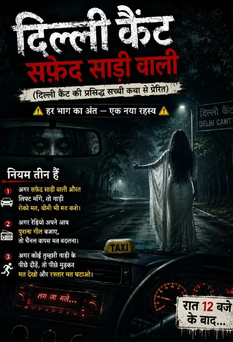 दिल्ली कैंट — सफ़ेद साड़ी वाली